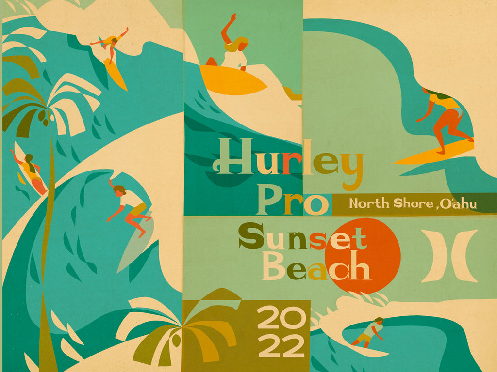 LIMITED EDITION HURLEY PRO SUNSET BEACH MERCH Hurley