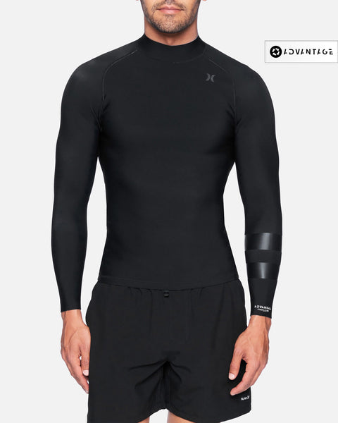 BLACK - Mens Advantage 1mm Reversible Wetsuit Jacket | Hurley