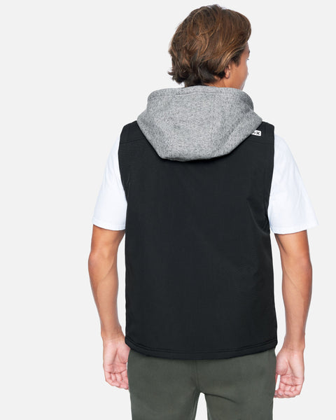 Black - Collin Hooded Vest