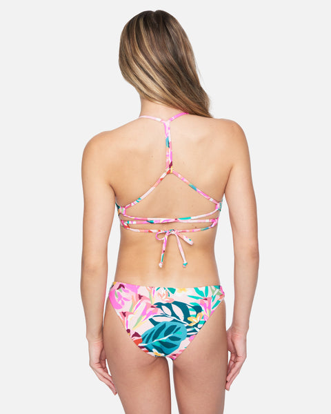 Floral Pop Moderate Bikini Bottom