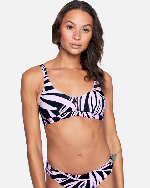 Max Leaves Scoop Bikini Top