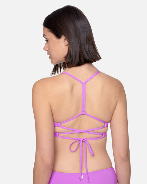 Violet - Solid Adjustable Bikini Top