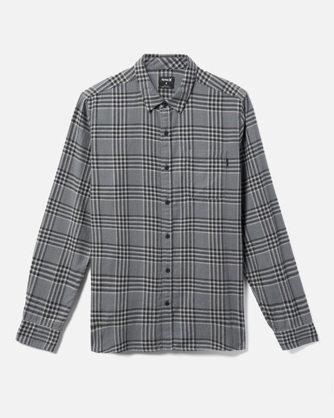 Stone Grey - Portland Organic Flannel Hurley Shirt 