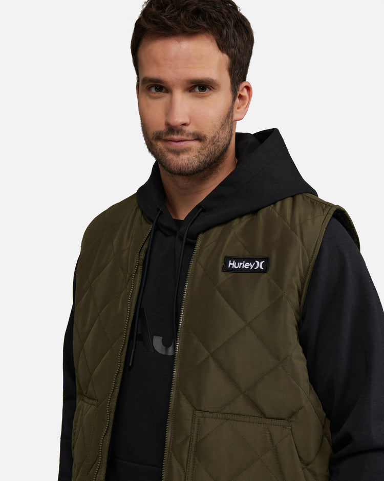 Hurley Malone Sherpa Lined popular Vest