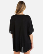 Solid Button Front Tunic