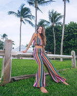 Chevron Knit Beach Pant