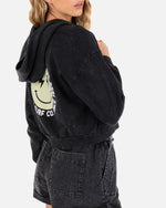 SUNSHINE SMILEY ZIP-UP HOODIE