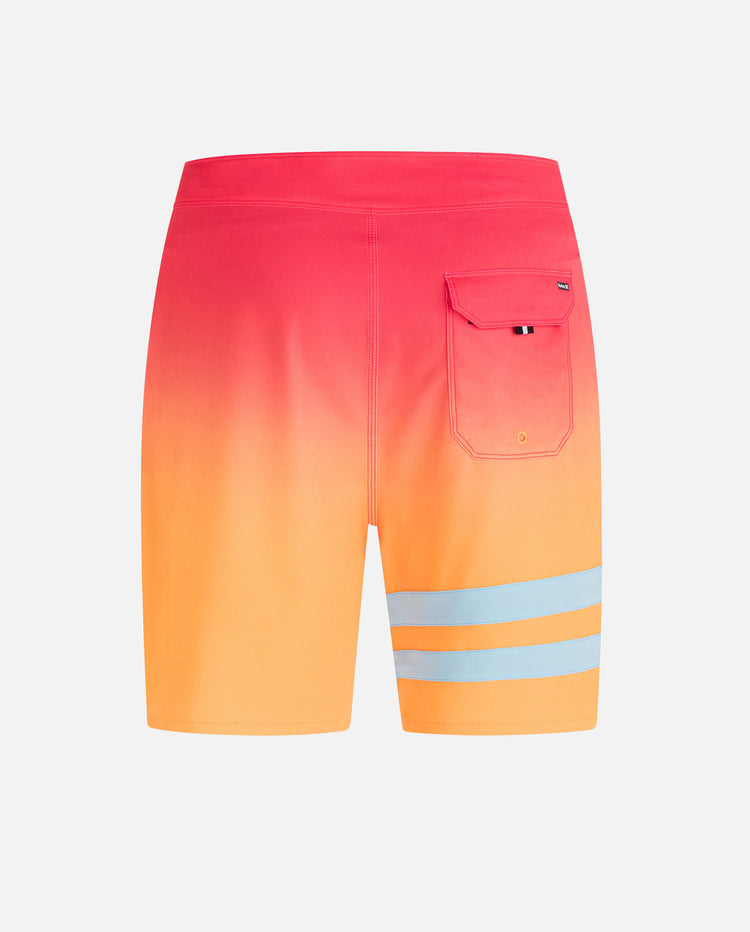 Chaos Pink PHANTOM ECO BLOCK PARTY 18 BOARDSHORT Hurley