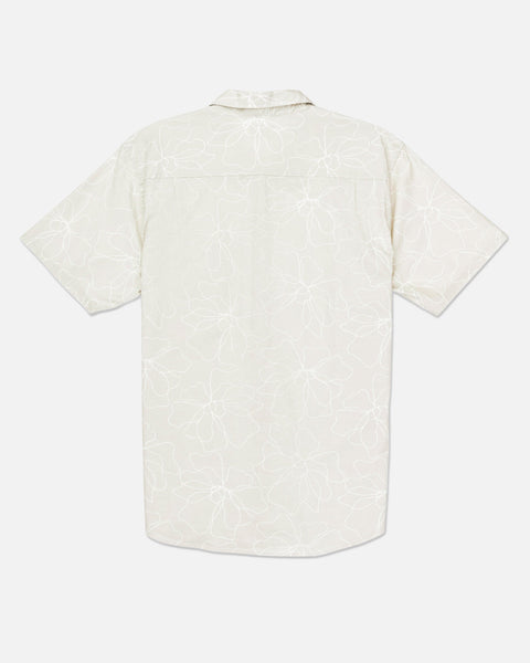 Bone 3 - One And Only Lido Stretch Short Sleeve Shirt | Hurley