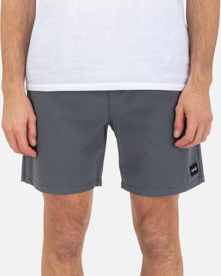 Black Heather Phantom Zuma II Volley Walkshorts 18 Hurley