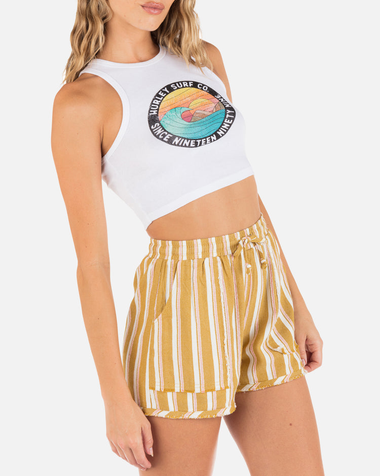 Sand Circle Cropped Baby Tank