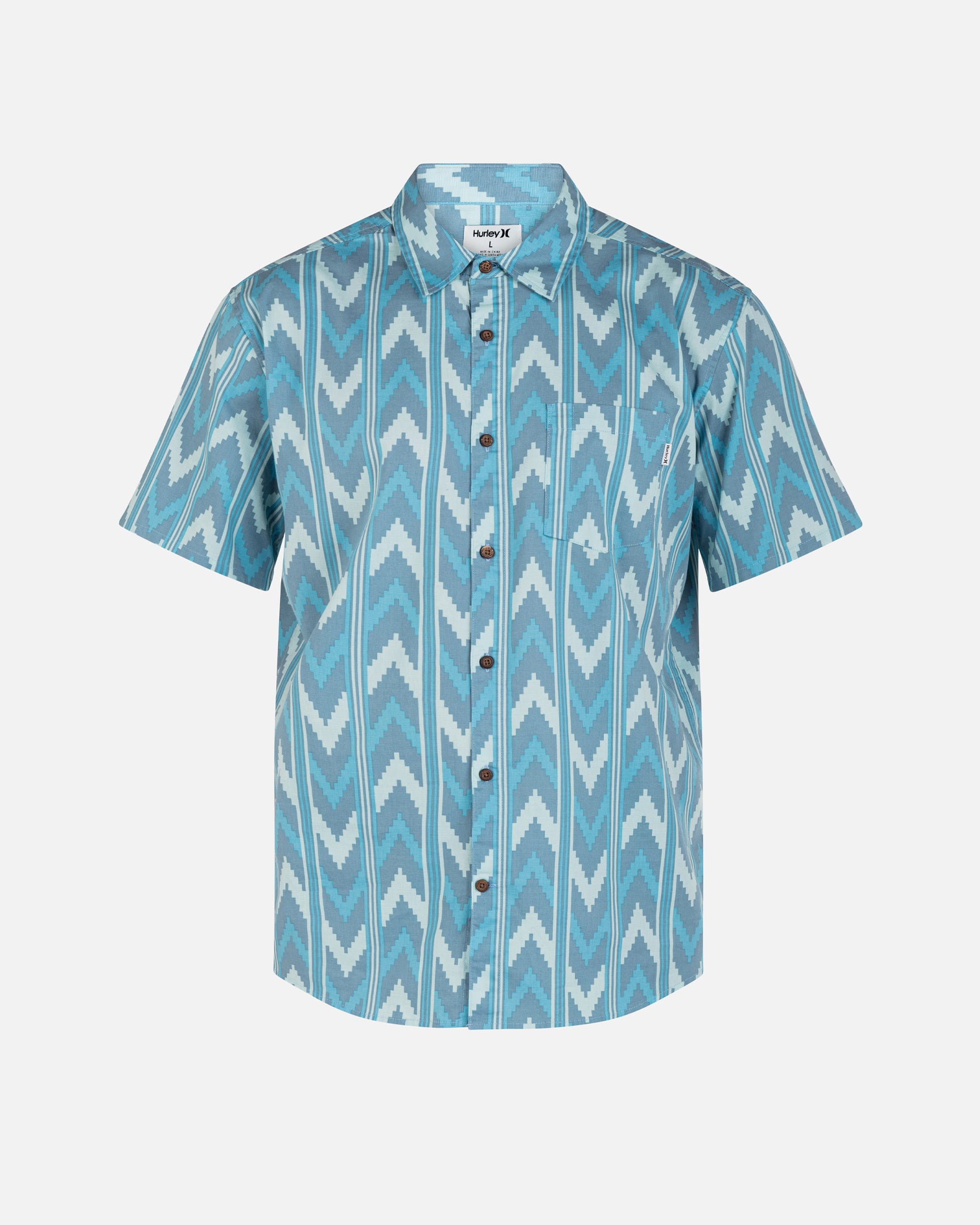 Thunder Berry - One And Only Lido Stretch Short Sleeve Shirt | Hurley