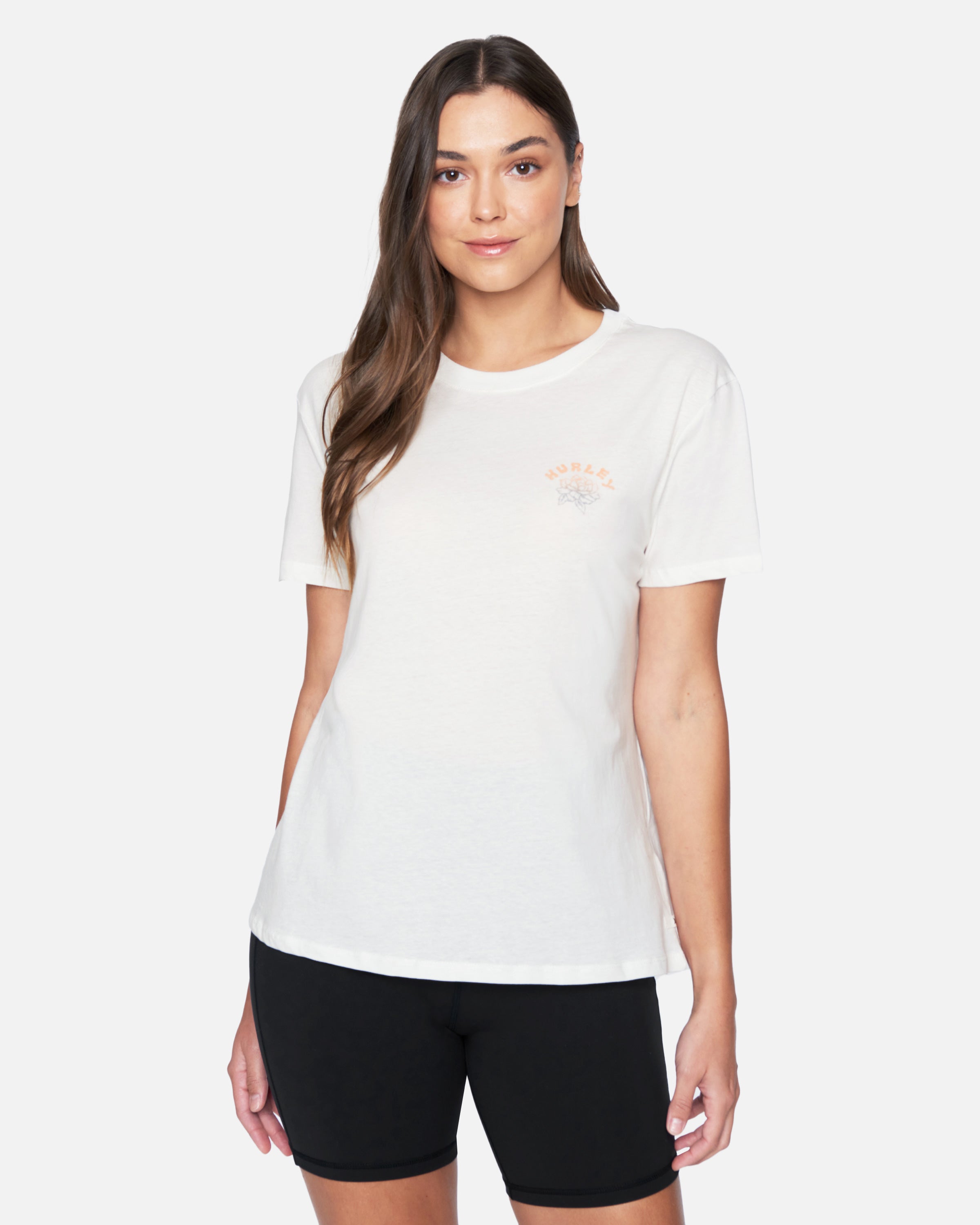 Marshmallow - SOPHIA WASHED RELAXED GIRLFRIEND TEE | Hurley