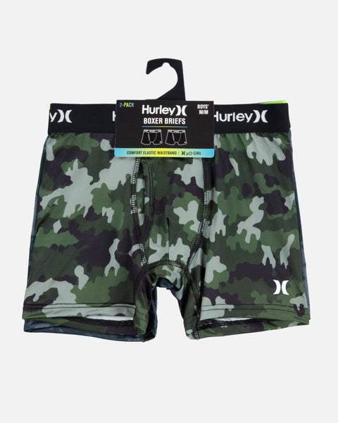 Hurley Boys One And Only Basic Boxer Briefs 2 Pk., Boys 8-20, Clothing &  Accessories