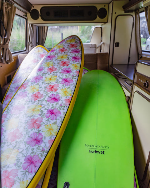 PINK DAYDREAM - LoveShackFancy x Hurley - 5 Ft. 10 In. Surfboard