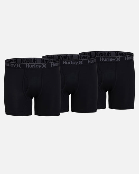 Black - SUPERSOFT BOXER 3PK | Hurley