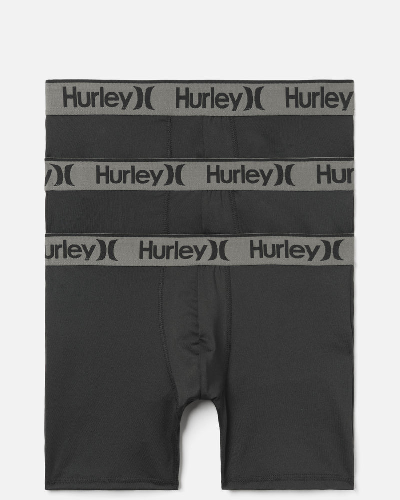 Hurley Regrind Core Boxer Brief 3-Pack Navy/Grey LG (34-36 Waist) at   Men's Clothing store