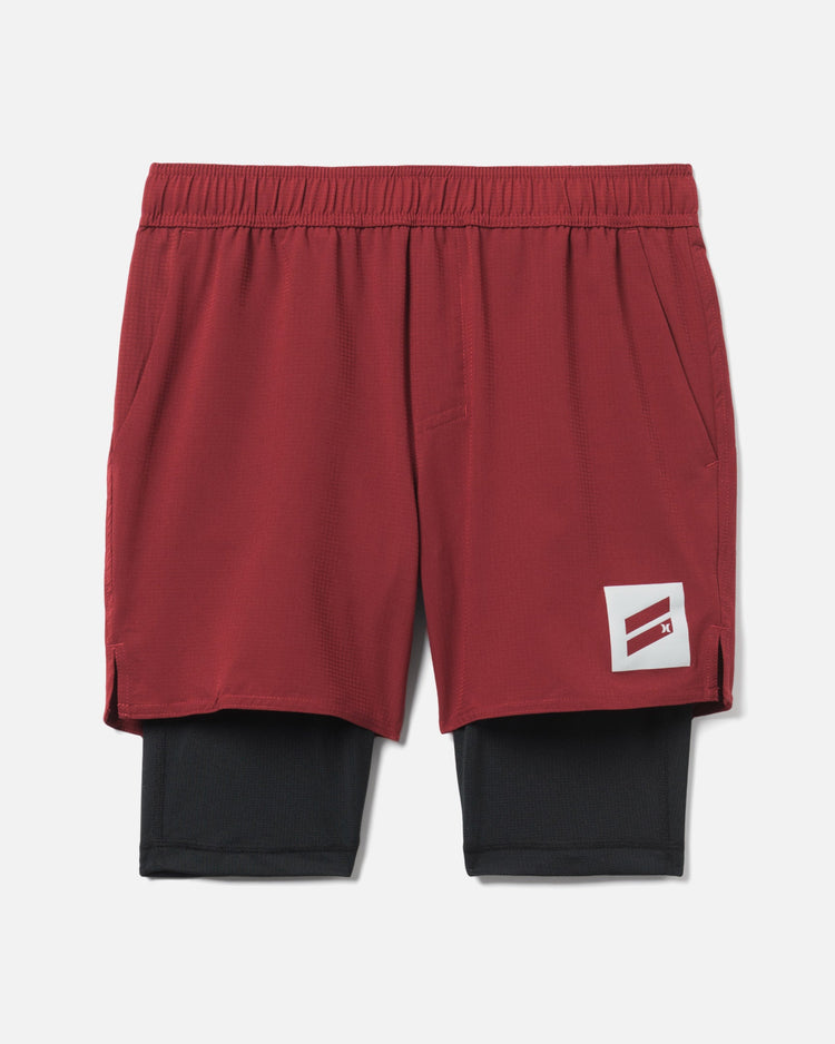 Burgundy Exist Bootcamp Training Short Hurley