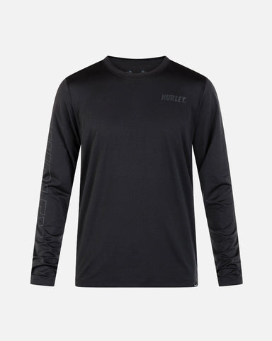 Black Heather - H2O-DRI EASTON UPF LONG SLEEVE TOP | Hurley