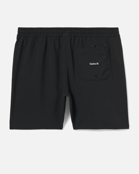 Black - One And Only Solid Volley Boardshort 17