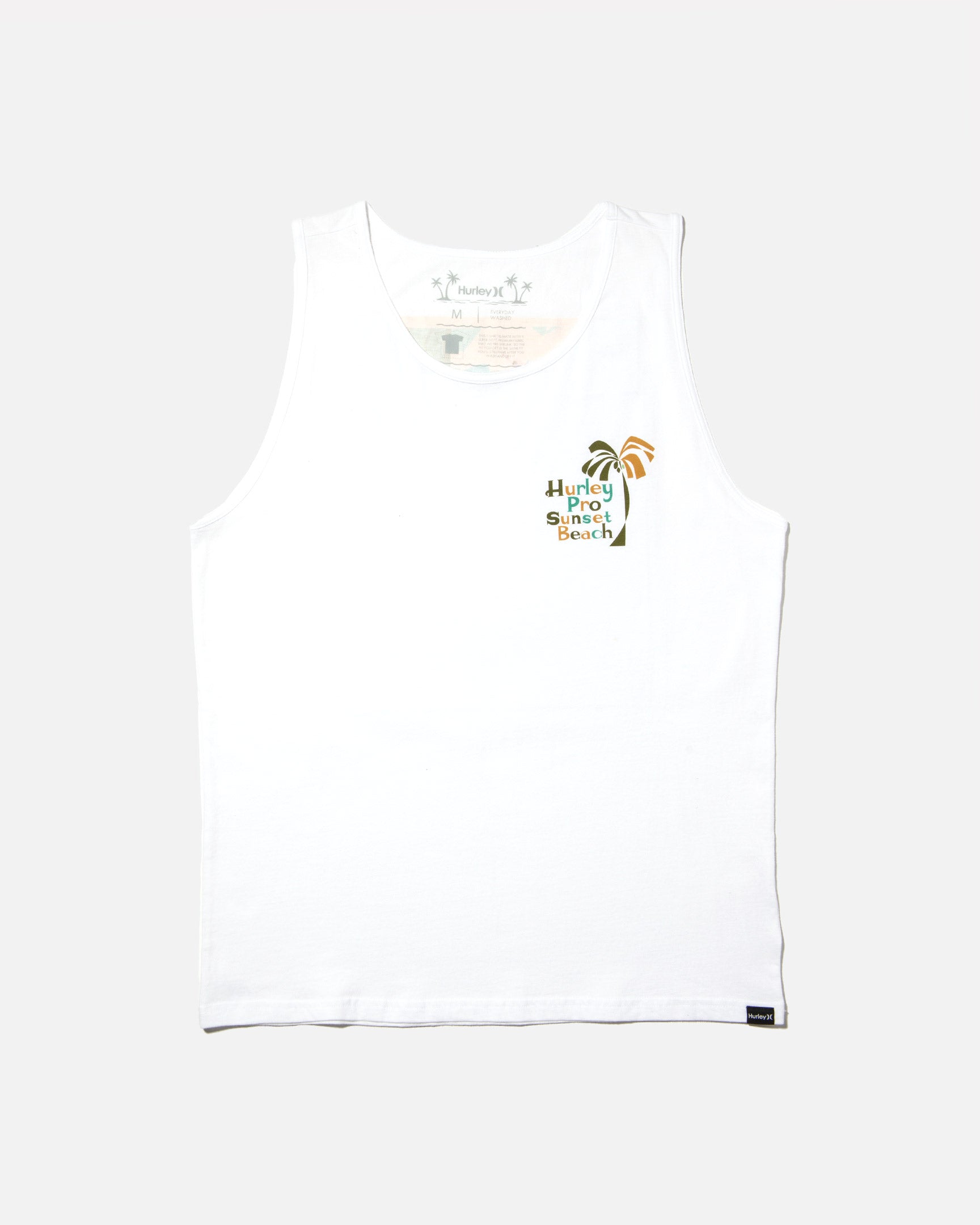 White - Hurley Pro Sunset Beach Everyday Washed Tank Top